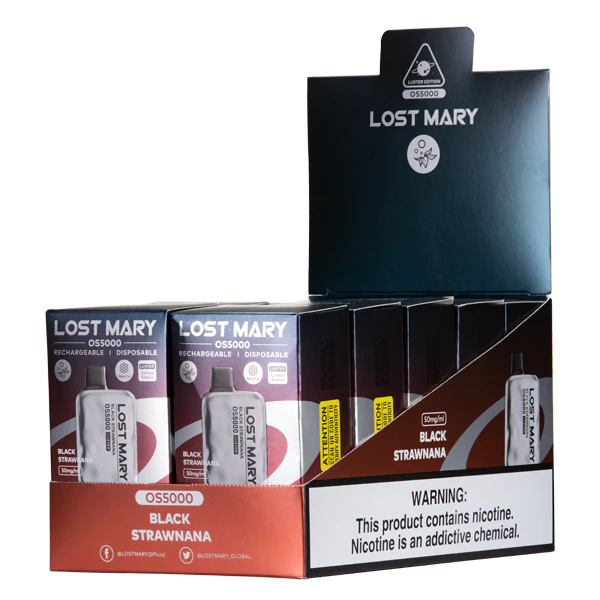BLACK STRAWNANA LOST MARY OS5000 LUSTER